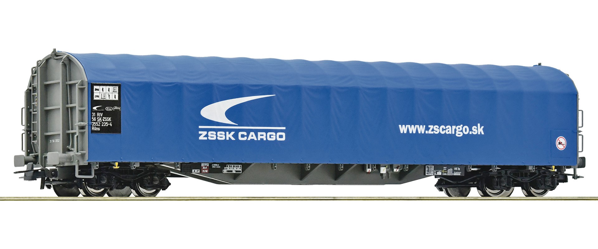 Roco 6600050 H0 Schiebeplanenwagen, ZSSK Cargo 
