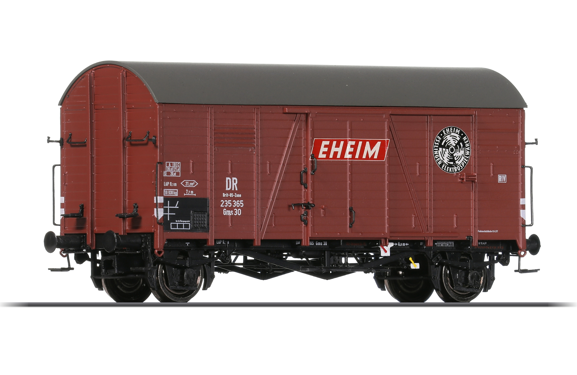 BRAWA 47974 H0 Gedeckter Güterwagen Gms 30 „EHEIM“ 