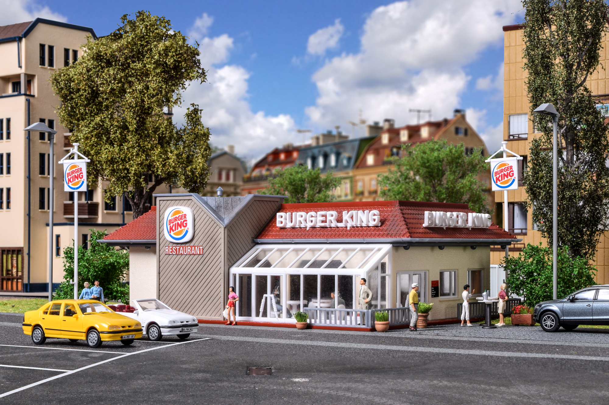 Vollmer 43632 H0 Burger King Schnellrestaurant 