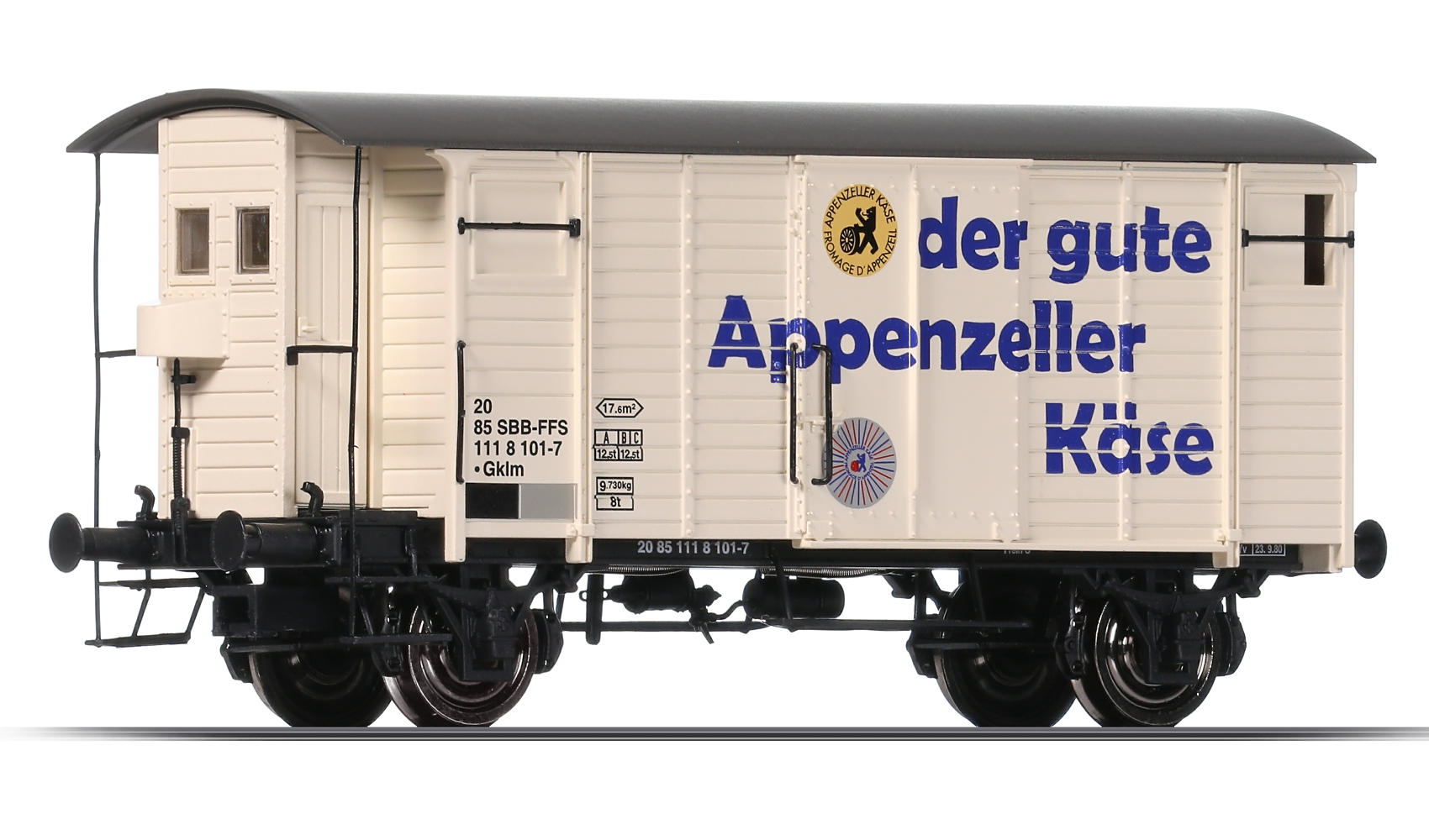 BRAWA 47860 H0 Gedeckter Güterwagen Gklm „Appenzeller Käse” der SBB