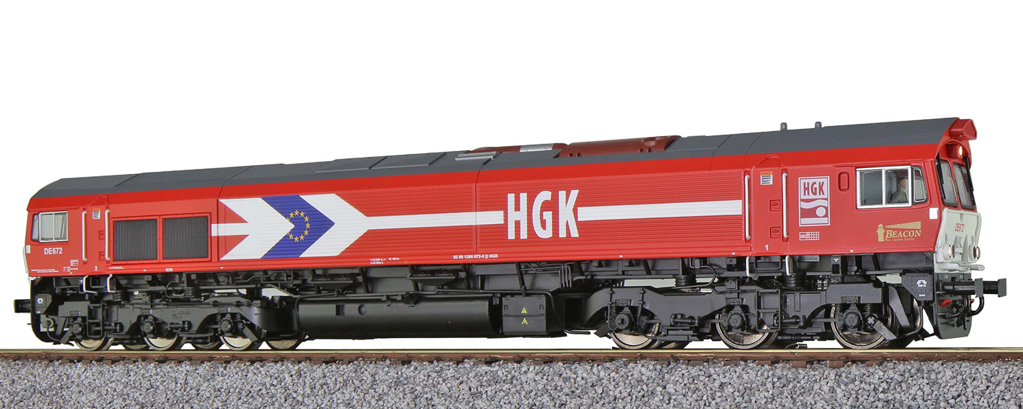 ESU 31362 H0 Diesellok Class 66, HGK, verkehrsrot "Sound+Rauch"